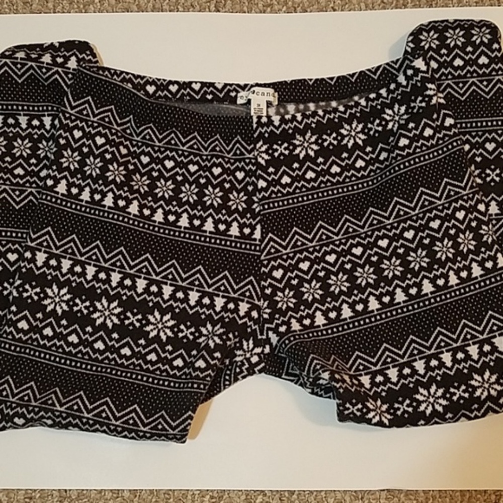 Eye Candy Winter Leggings Juniors Large/Regular S